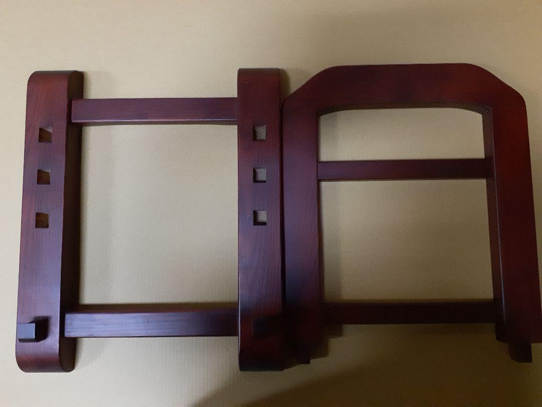 木製 皿立て 特大 大皿 皿たて 皿立て 木製 皿たて 大皿 (直径33cm〜48cmの皿向け）改 2L : 皿